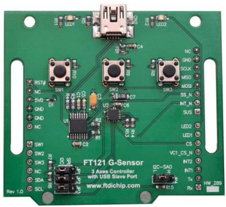 ARDUINO G-SENSOR FT121 כרטיס הרחבה ארדואינו